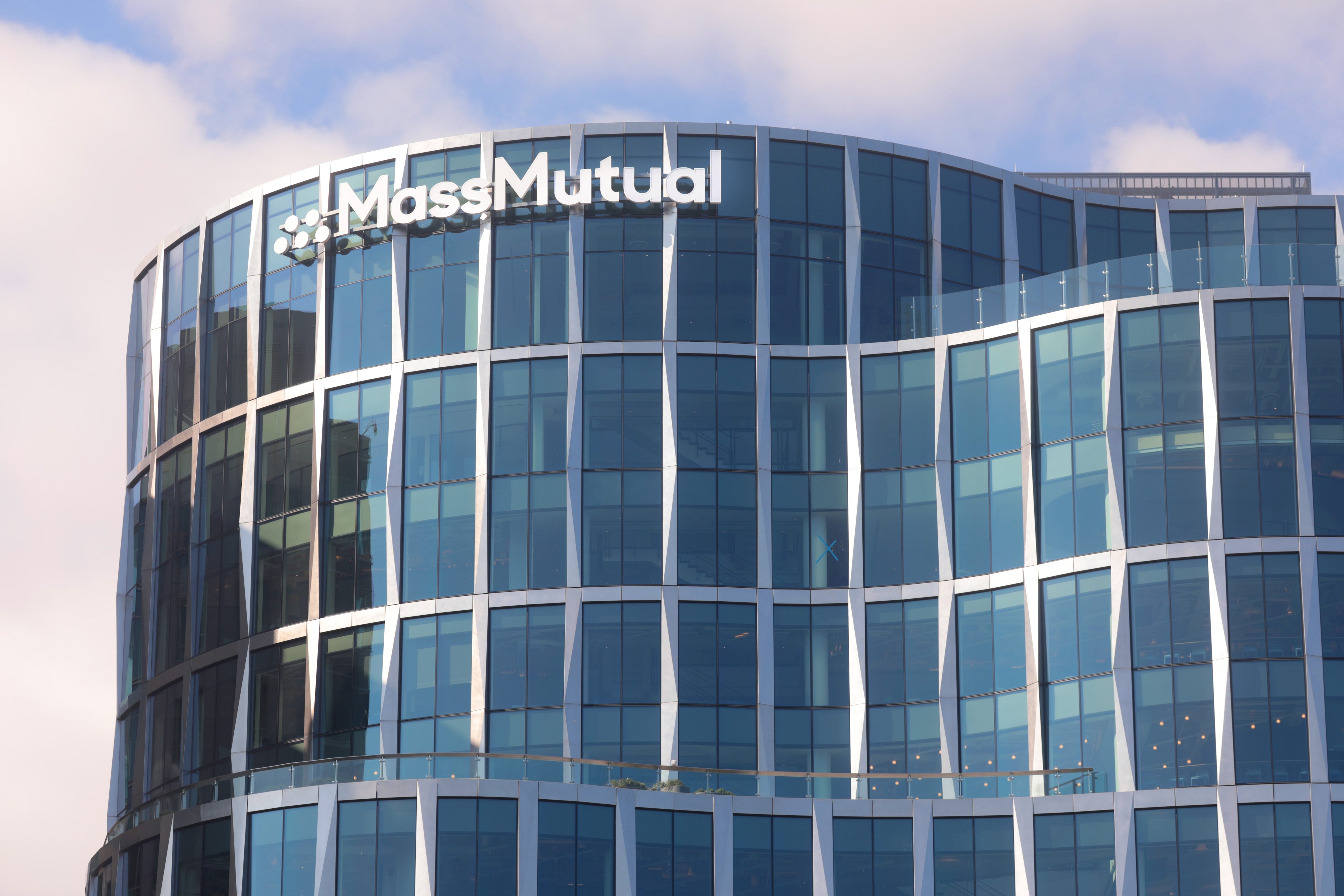 Outside image of the MassMutual Boston office at 10 Fan Pier