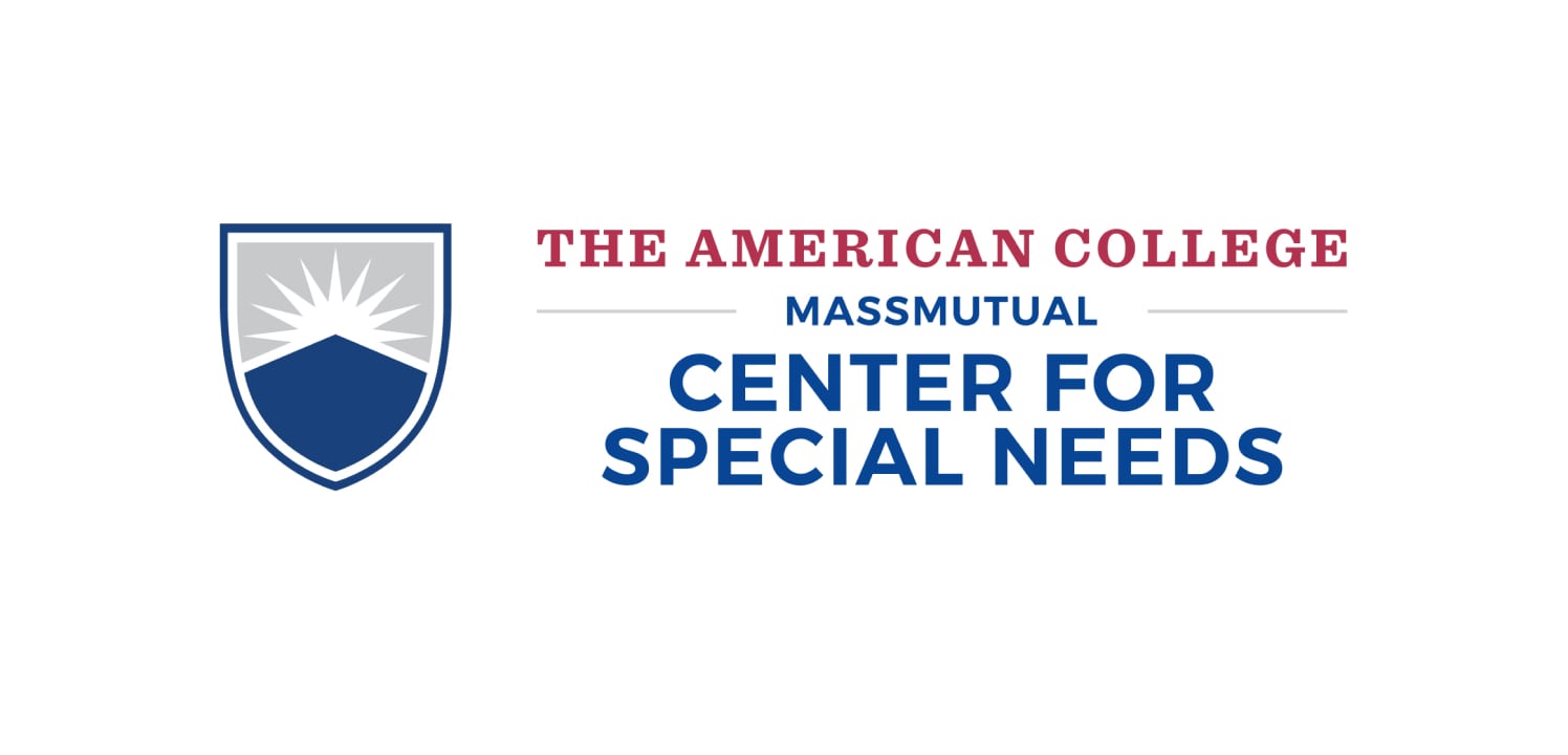 The MassMutual American College Center for Special Needs logo